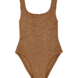 'Square Neck' one-piece swimsuit