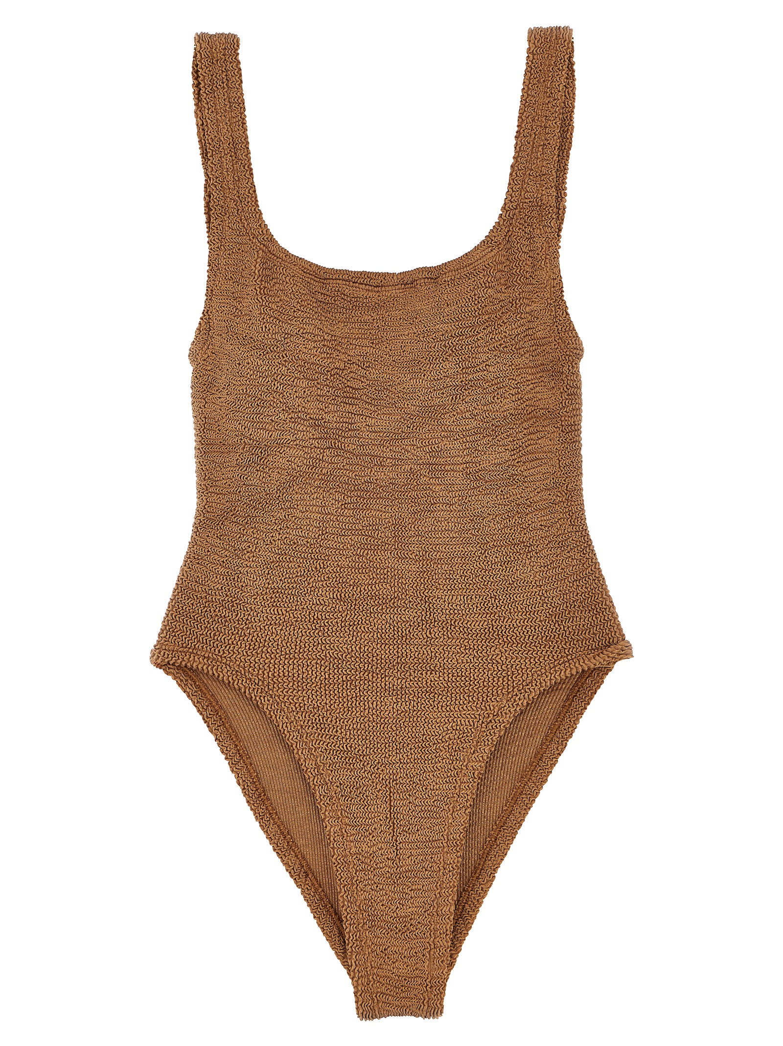 'Square Neck' one-piece swimsuit