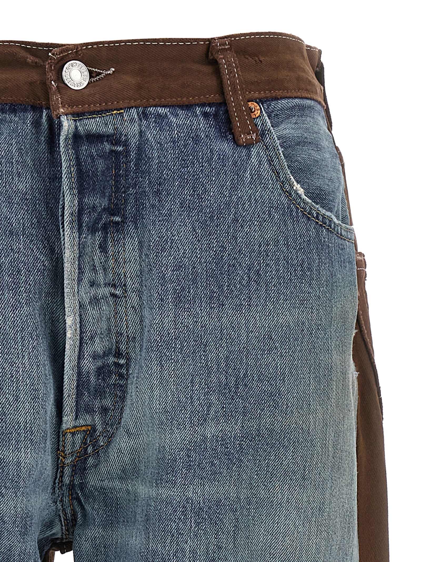 'Vintage Straight Rework Halfsie' jeans - immagine 3