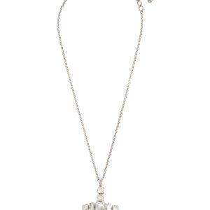 Rhinestone cross necklace