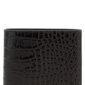 Crocodile leather wallet