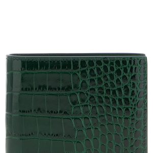 Crocodile leather wallet