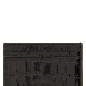 Crocodile leather card holder
