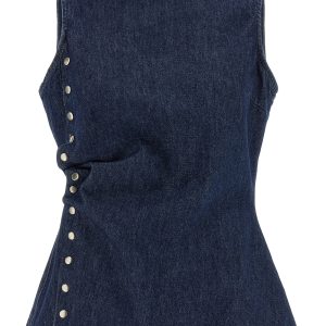 'Denim Buttoned' top