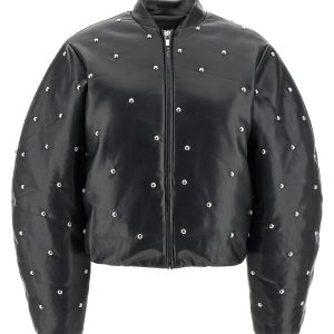 'Studded Padded' bomber jacket