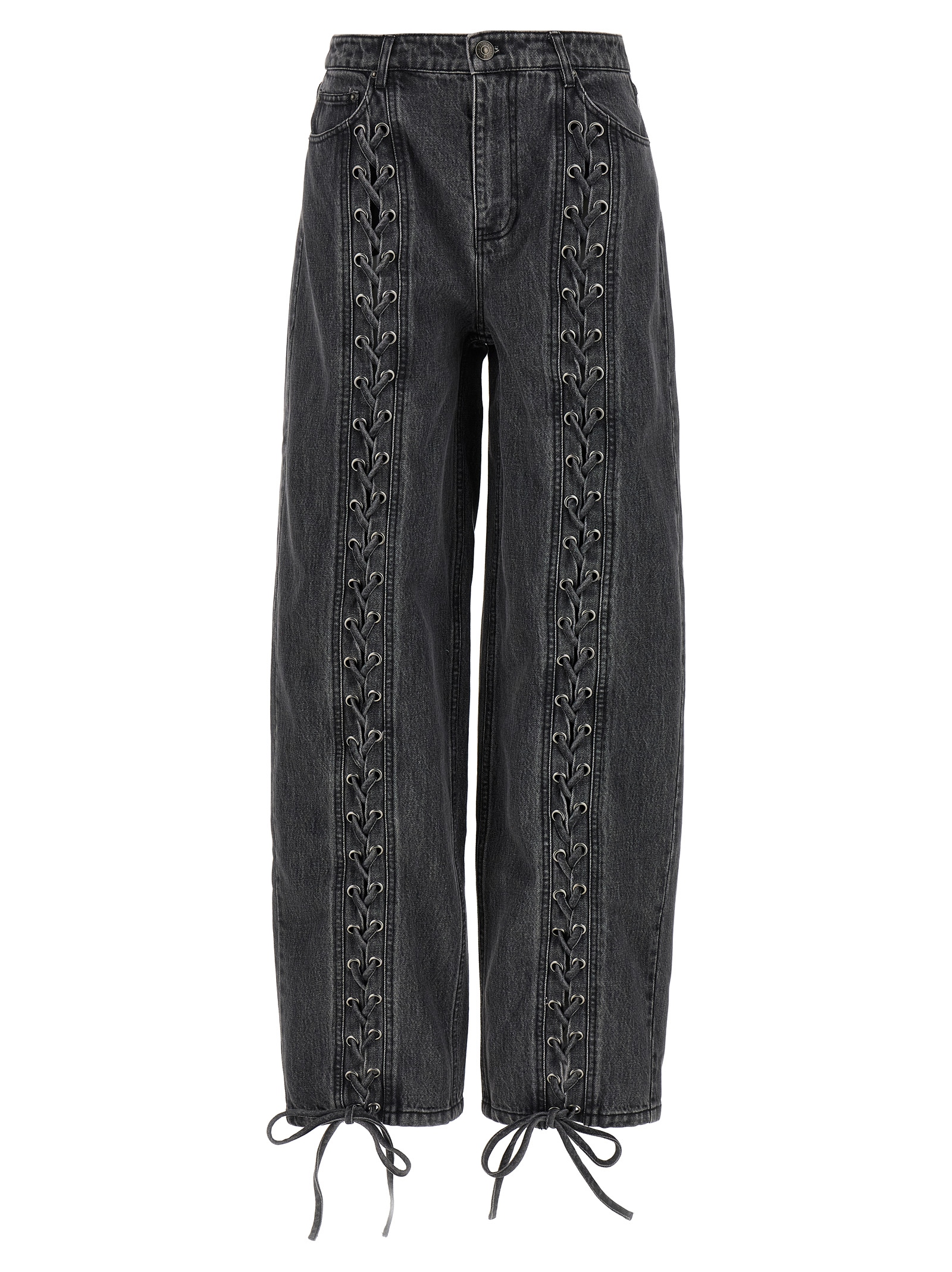 'Laced Leg' jeans