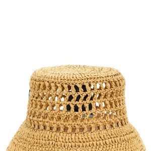 Crochet logo bucket hat