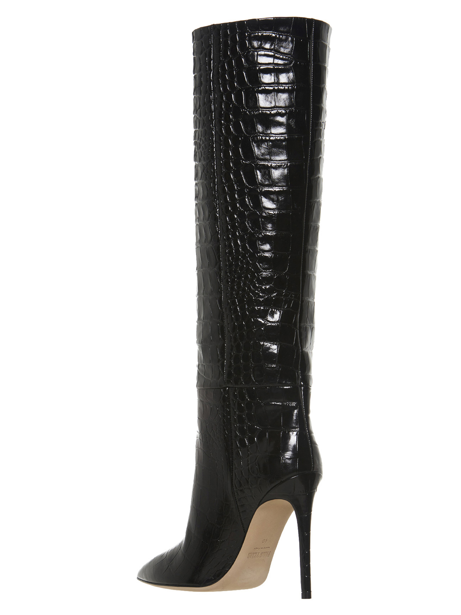 Crocodile print boots - immagine 2