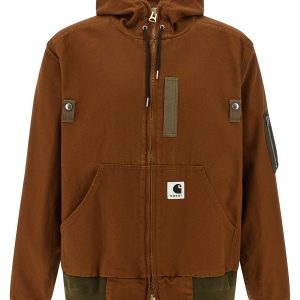 Sacai x Carhartt Wip capsule hooded bomber jacket