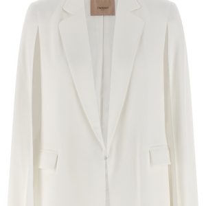 Cape sleeve blazer