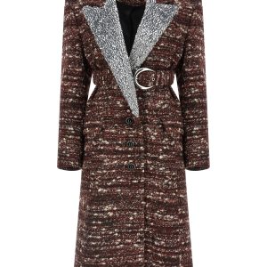 Bouclé wool coat