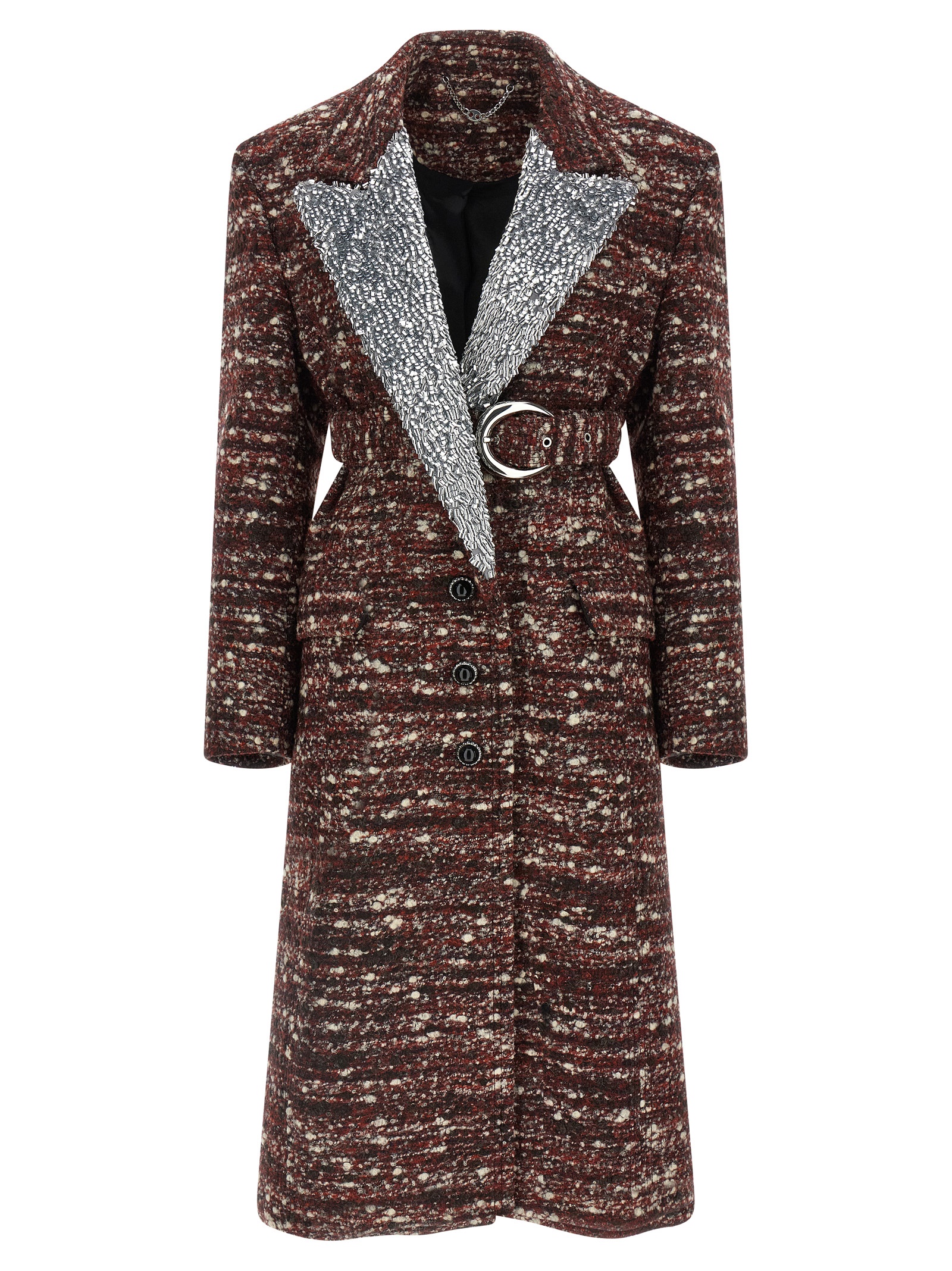 Bouclé wool coat