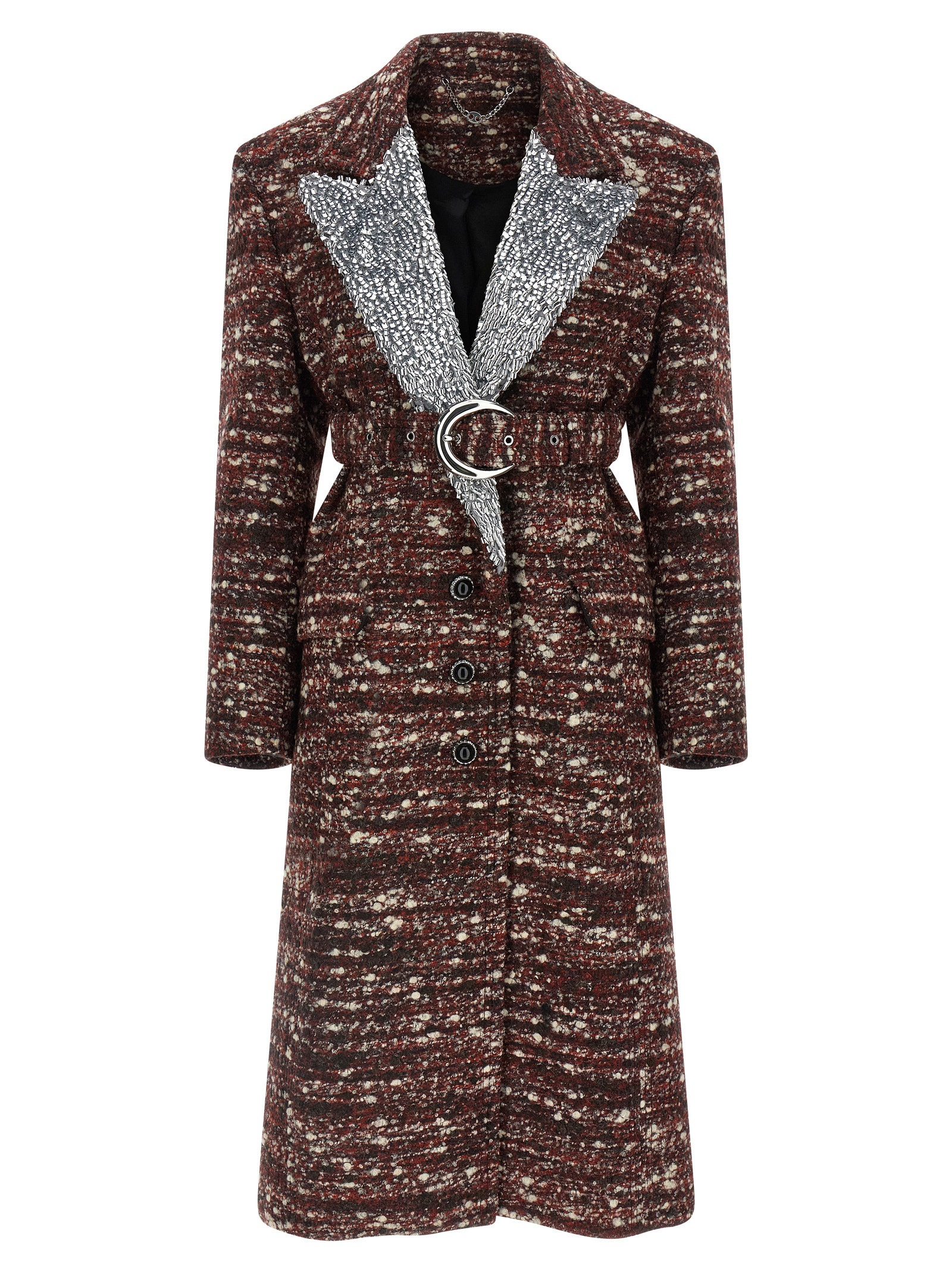 Bouclé wool coat - immagine 2