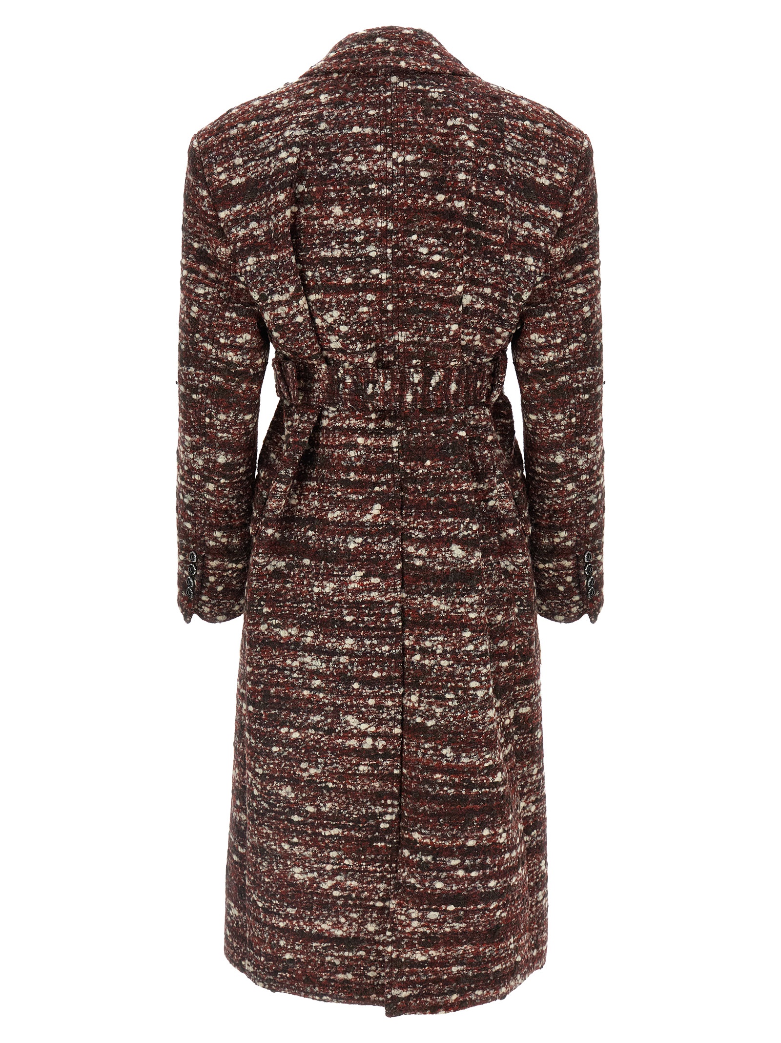 Bouclé wool coat - immagine 3
