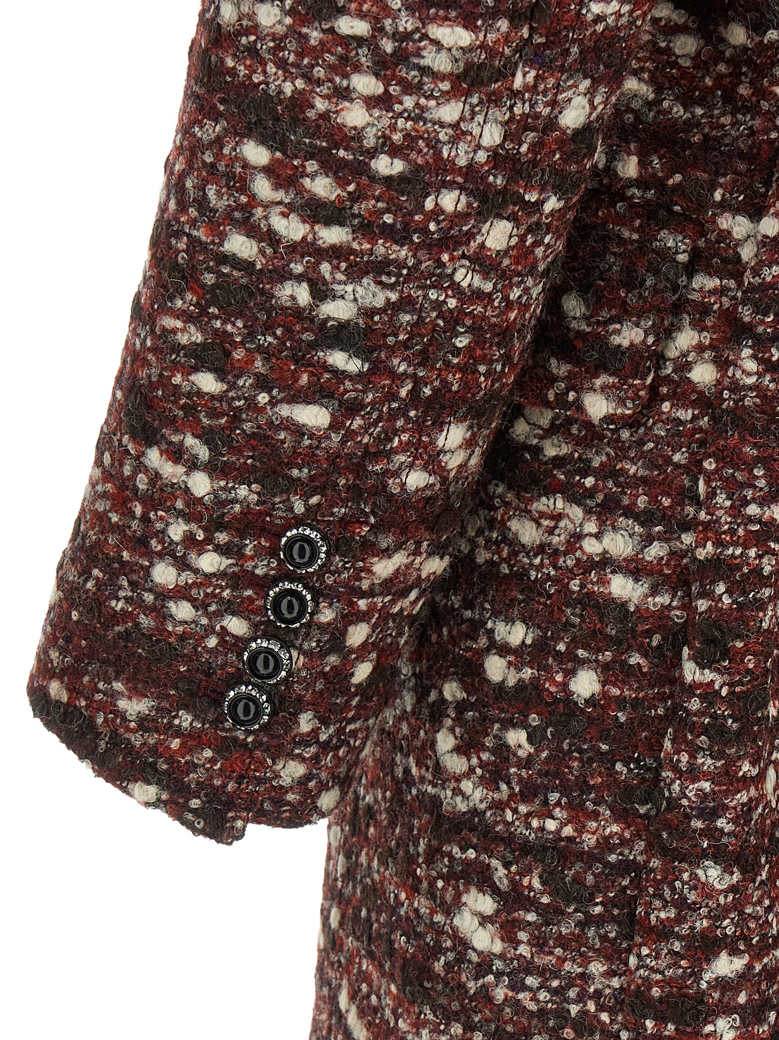 Bouclé wool coat - immagine 5