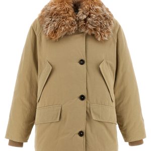 Fur collar jacket