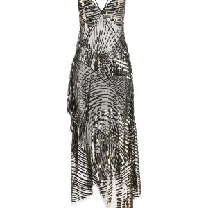 Semi-transparent long dress