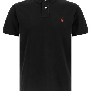 Logo embroidery polo shirt
