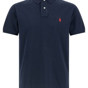Logo embroidery polo shirt