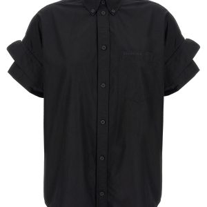 Turned-up cuffed shirt