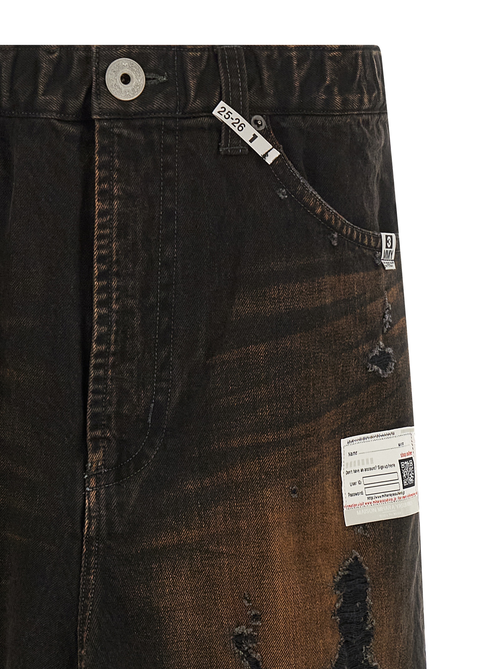 'Waist Layered Denim' pants - immagine 3