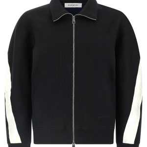 Satin insert sweatshirt