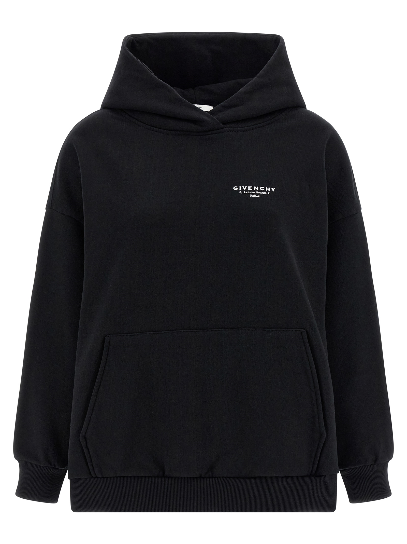 Logo print hoodie