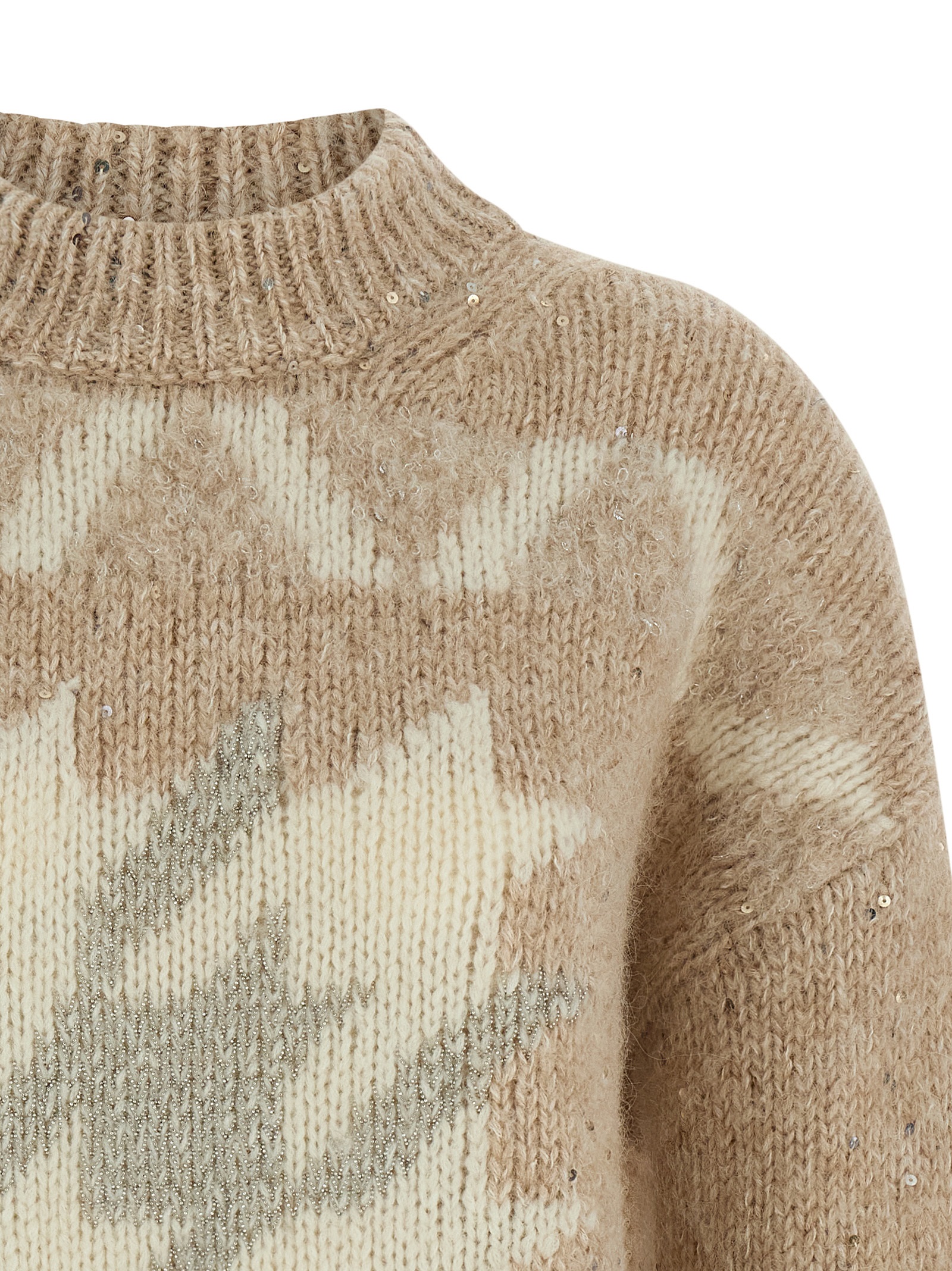 'Punto Luce' embroidery sweater - immagine 3