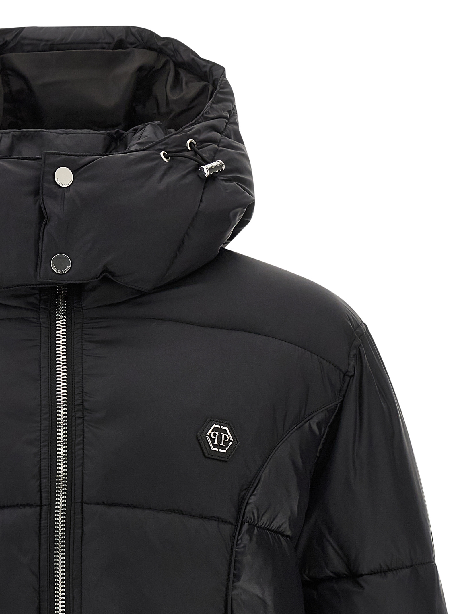 Logo patch down jacket - immagine 3