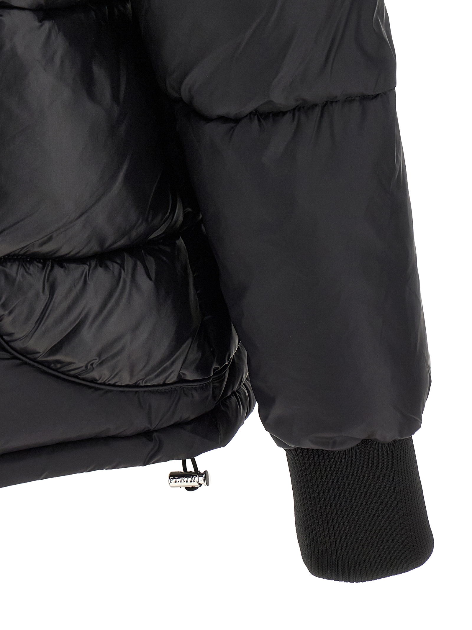 Logo patch down jacket - immagine 4