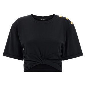 Knotted crop t-shirt