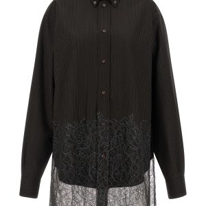 Wool and lace shirt