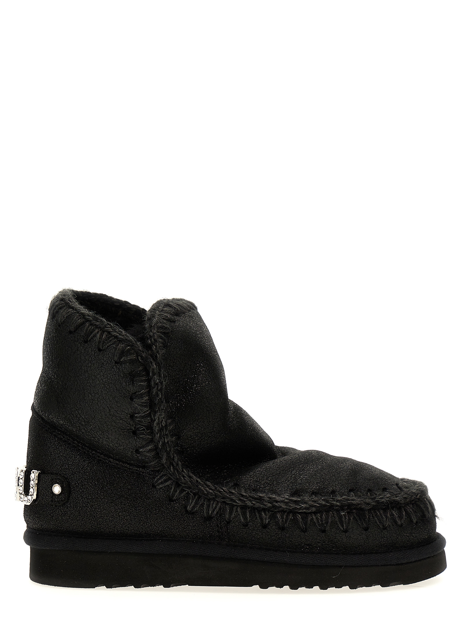 'Eskimo 18 Rhinestone Logo' ankle boots