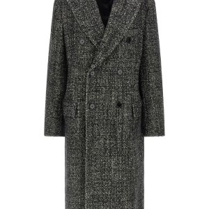 Bouclé wool coat