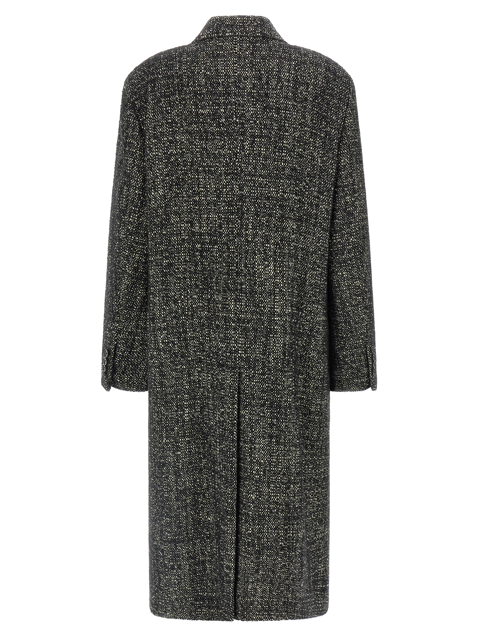 Bouclé wool coat - immagine 2