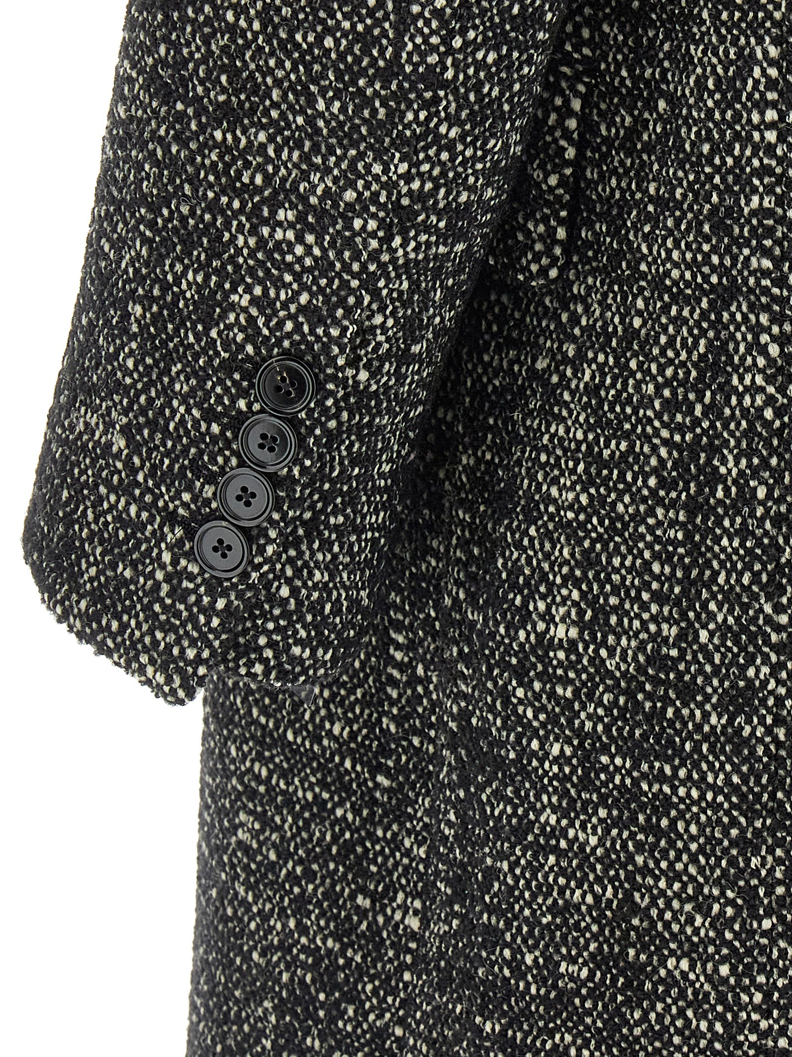 Bouclé wool coat - immagine 4