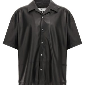 Nappa leather shirt