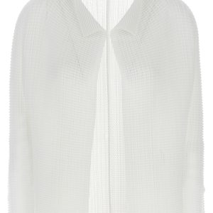 'Wooly Pleats' cardigan