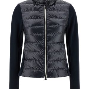 Padded vest sweatshirt