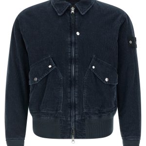 'Micro Corduroy-Rinsed' bomber jacket