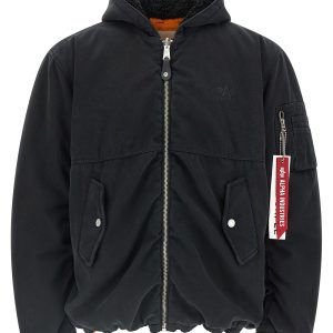 Alpha Industries x Purple reversible bomber jacket