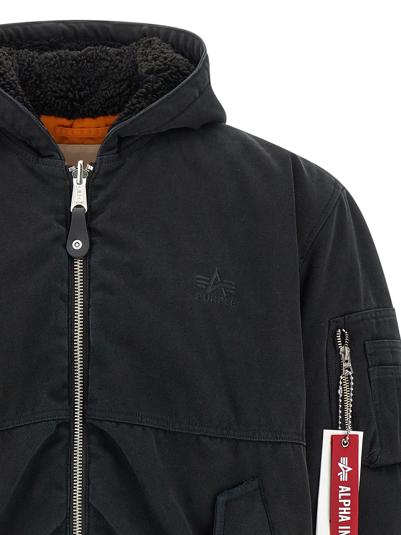 Alpha Industries x Purple reversible bomber jacket - immagine 4