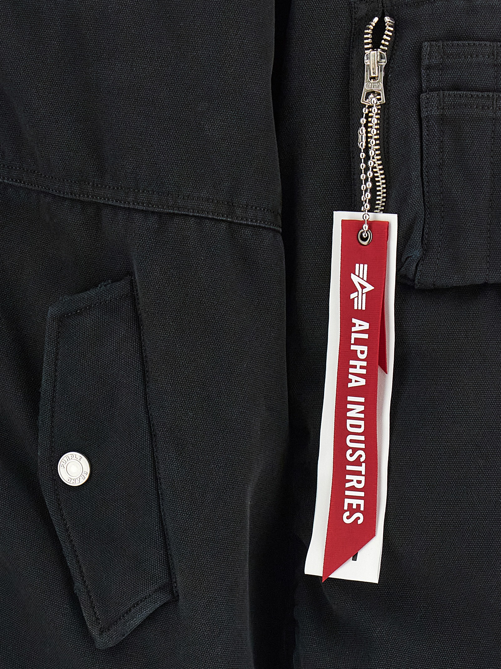 Alpha Industries x Purple reversible bomber jacket - immagine 5