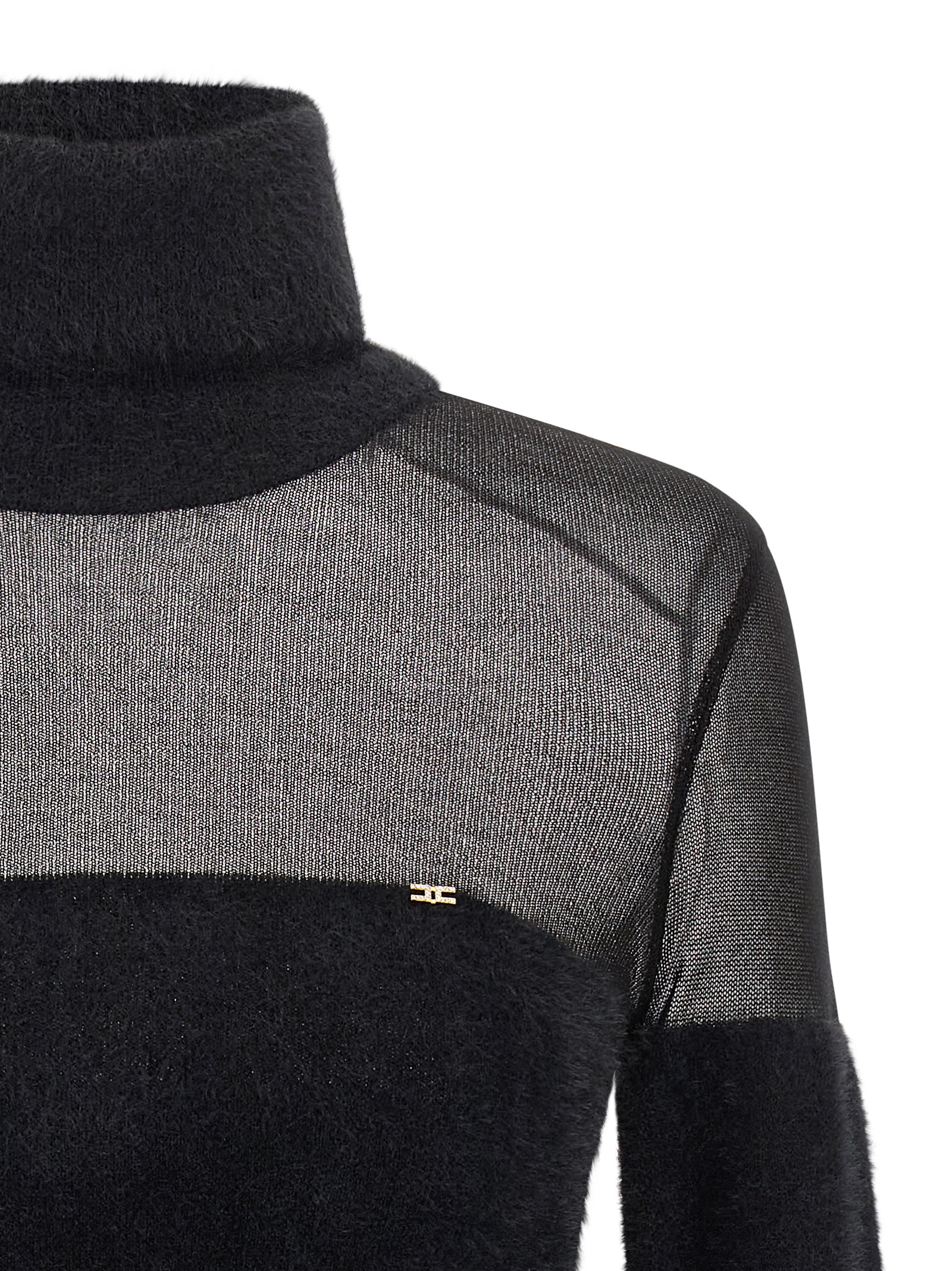 Brushed insert turtleneck sweater - immagine 3