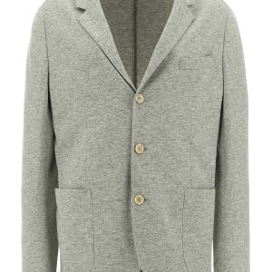 Single-breasted cashmere blazer