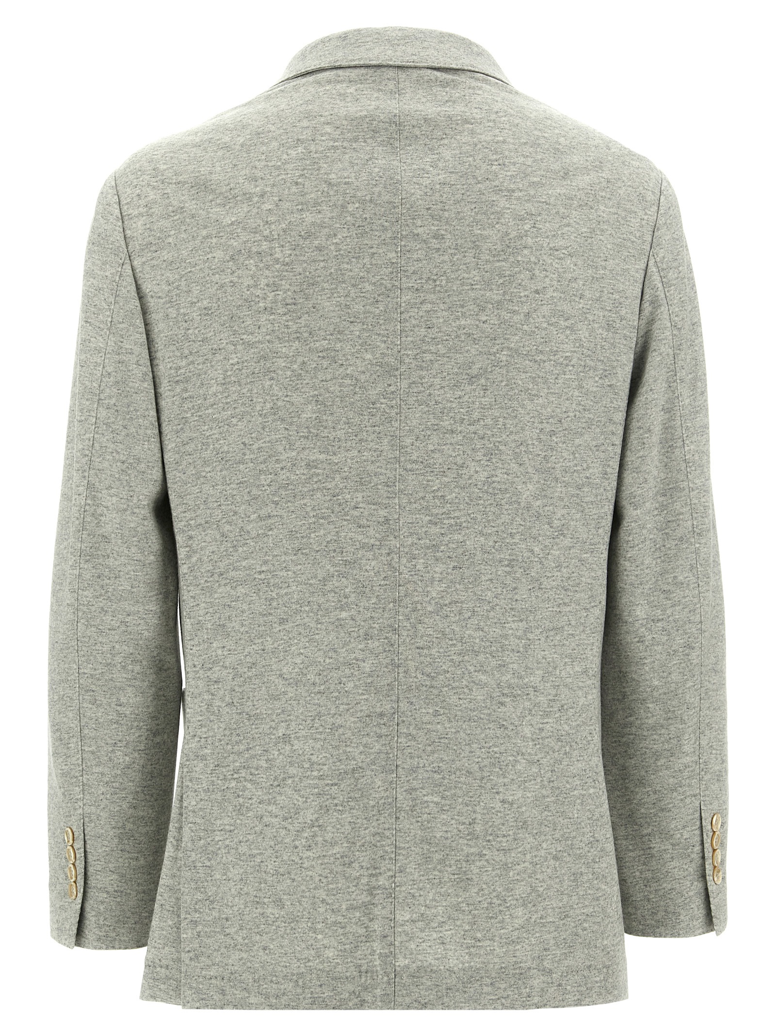 Single-breasted cashmere blazer - immagine 2