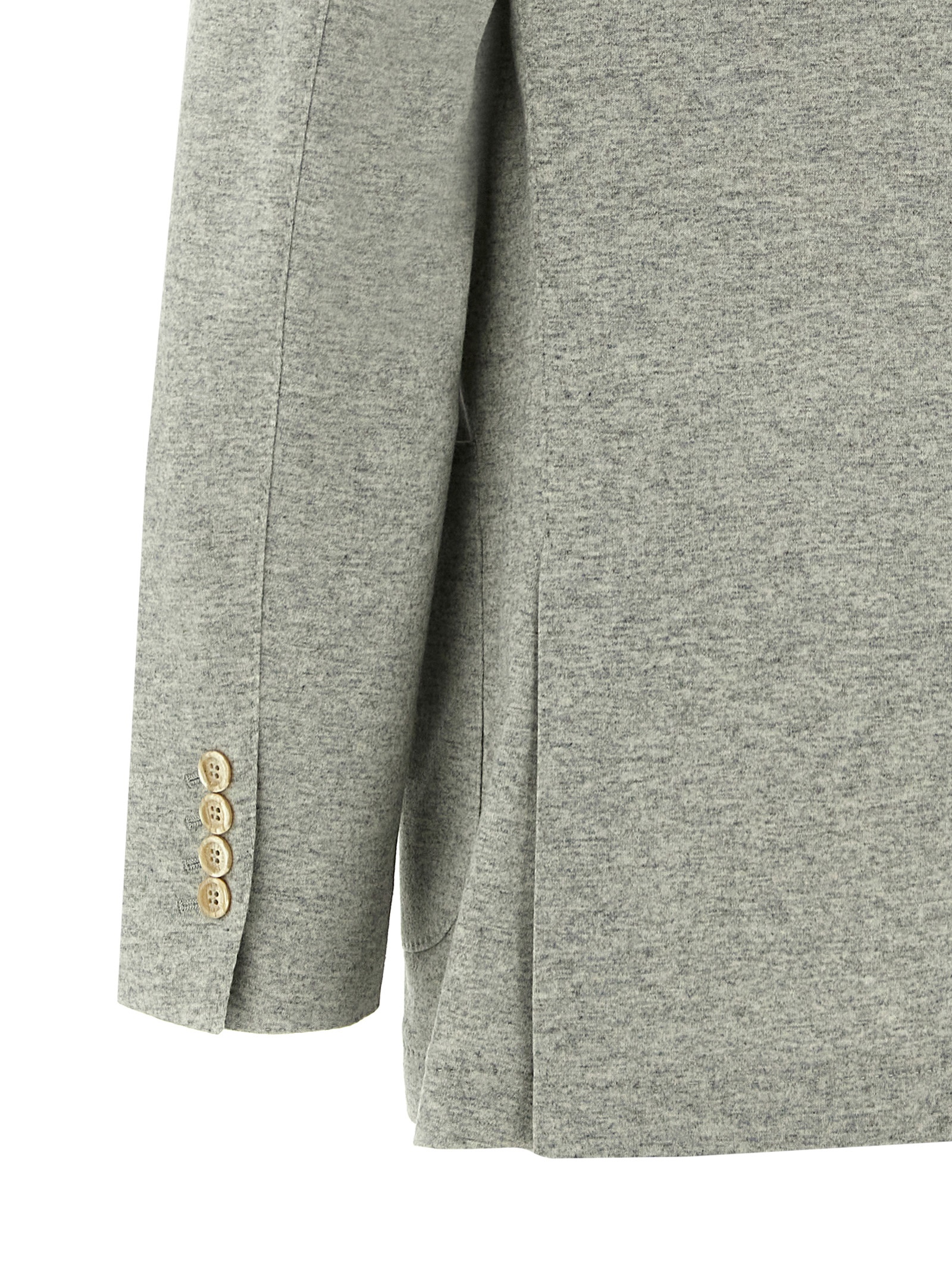 Single-breasted cashmere blazer - immagine 4