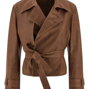 'Crop' trench coat