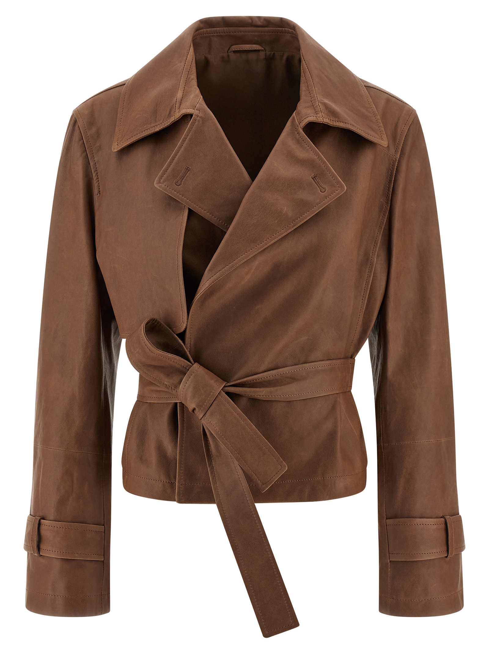 'Crop' trench coat