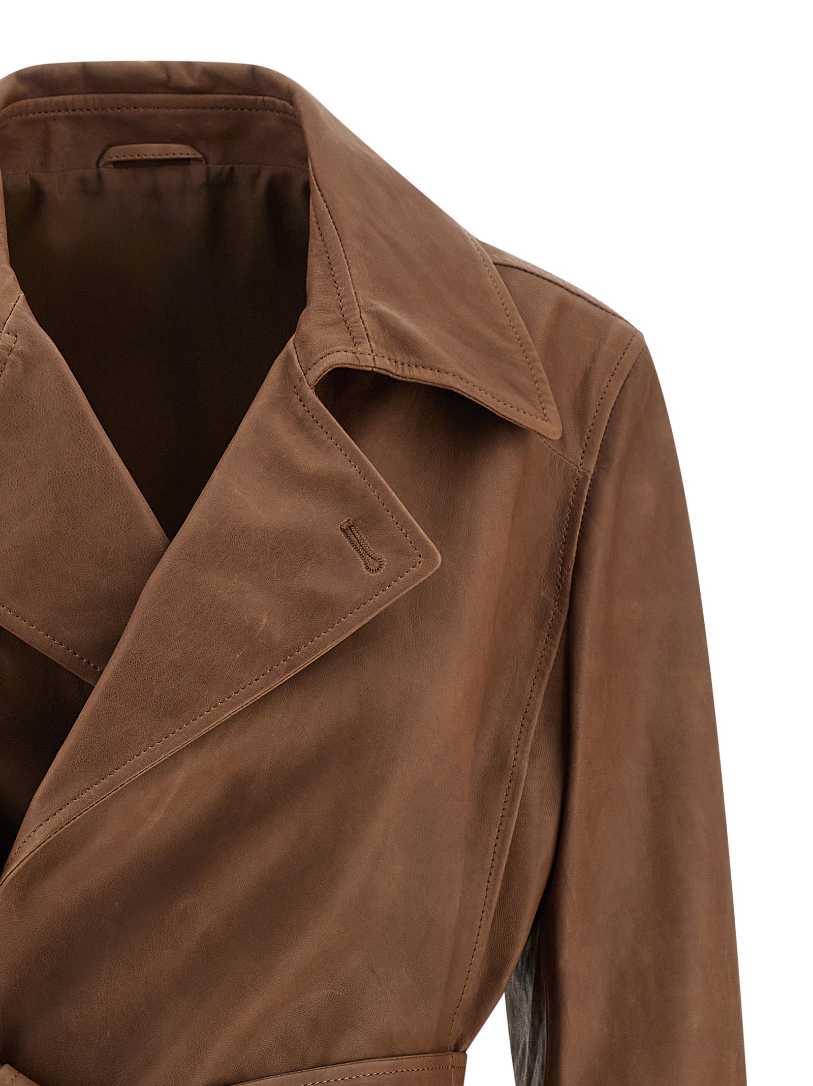 'Crop' trench coat - immagine 3